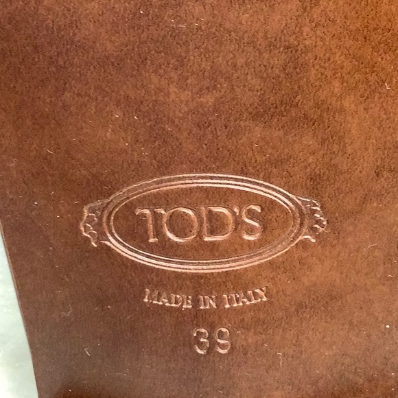 🤎LIKE NEW (w/ COA) TOD'S Brown Raffia Buckle Flat Sandals - Picture 13 of 16